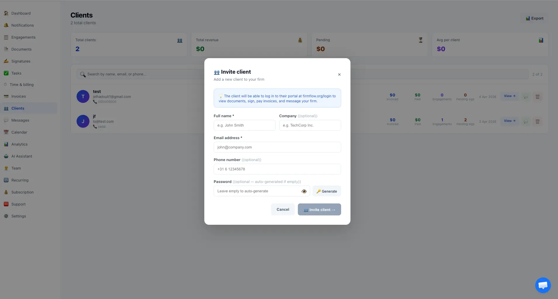 Clients - Your client portal