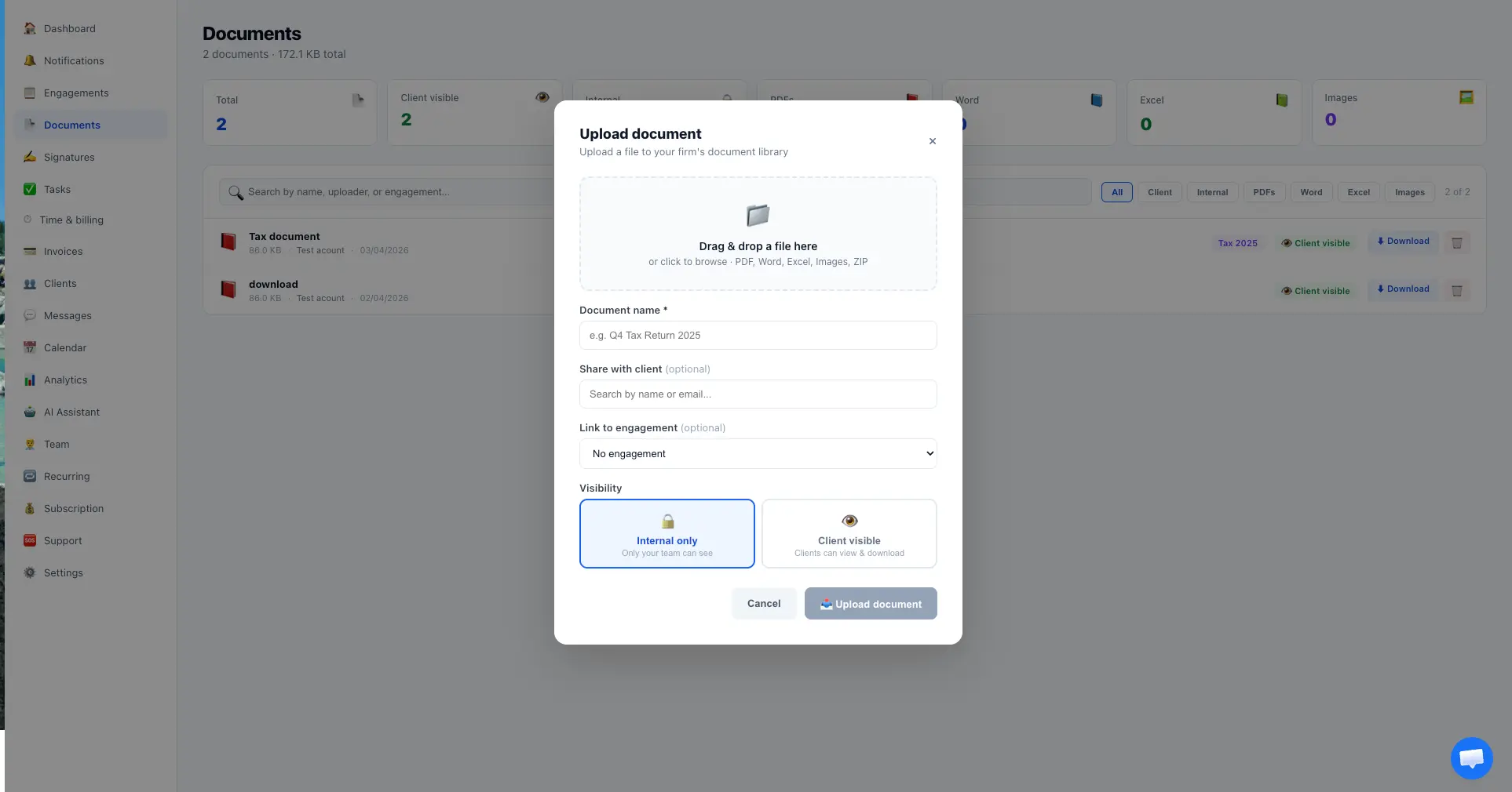 Documents - Secure file management